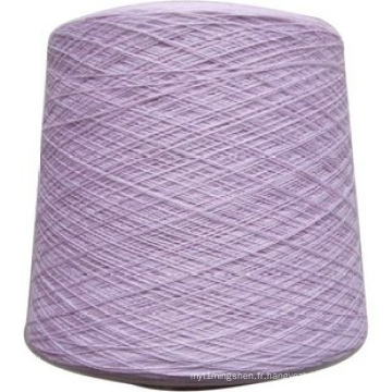 Utilisation en tricot et tissage 50% Coton 50% Fils acryliques